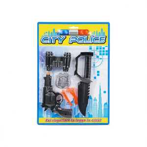 Juego de juguetes de policía de la ciudad, 37x26cm, accesorios de juego de rol para niños mayores de 3 años - Product Image 3