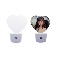 Cadre photo en acrylique sensible à la lumière pour sublimation, avec prise US, pour impression DIY, décoration intérieure