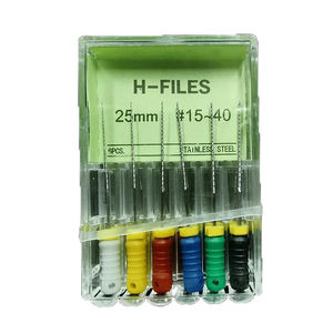 6 pezzi per uso dentale della mano H-Files in acciaio inossidabile file canalari endodontici strumenti dentista laboratorio dentale strumenti - Product Image 6
