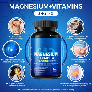 Complément de <span class=keywords><strong>magnésium</strong></span> à absorption élevée, 1000 mg par dose, complexe 7-en-1 avec vitamines D3 et <span class=keywords><strong>B6</strong></span>, soutient la santé musculaire, osseuse et immunitaire - Product Image 3
