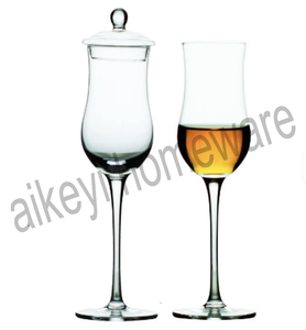 Tapa <span class=keywords><strong>de</strong></span> vidrio para whisky escocés Copita Nosing Glass con cubierta Crystal Whisky Tulip Goblet Classic Sommelier Wine Catter Cup - Product Image 4