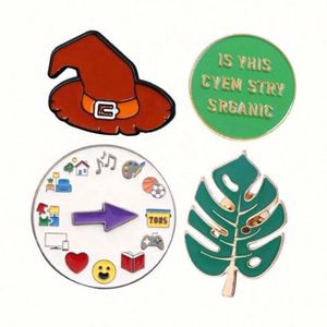 Manufacturer Custom One Piece Soft Enamel Badge Lapel Butterfly Plant Enamel Pins - Product Image 3