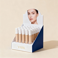 Cajas de Exhibición de Mostrador Impresas Personalizadas al por Mayor, Recicladas, con Insertos para Cosméticos, Maquillaje, Productos de Belleza Pequeños, Uso Minorista