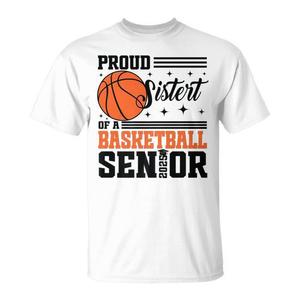 T-shirt promotionnel Premium 2025 pour les sœurs fières de joueurs de basketball seniors en fin d'études - Product Image 1