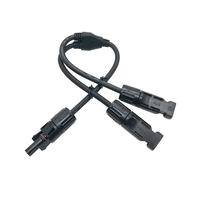 Cable divisor en Y MCX 10A de cobre impermeable para paneles solares, adaptador paralelo de cableado fotovoltaico para sistemas de almacenamiento de energía