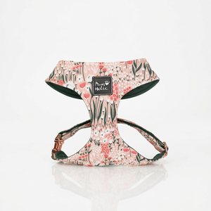 Premium Comfortable Cotton Floral Cat Harness <b>Dog</b> Harness Adjustable Small Breed Cute Design Buckle Closure for Pets - Product Image 1