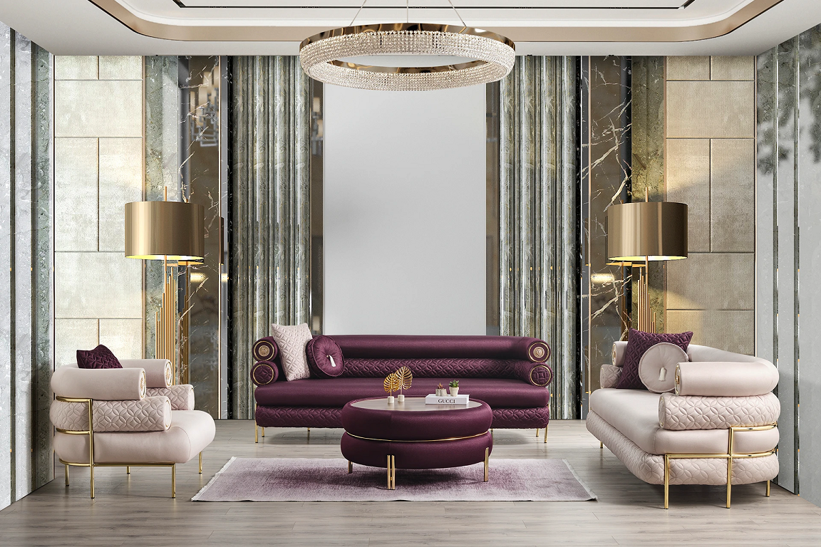 สีม่วง/สีเบจ