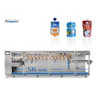 Machine d'emballage de sachets préformés à haute vitesse pour aliments, boissons, jus et poudres