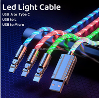 Câble de charge rapide LED 66W pour iPhone 11/12/13/14/15/16/17 Pro Max, ordinateur et écouteurs