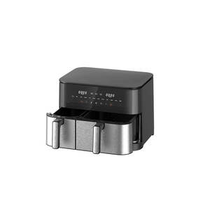 Freidora de Aire <span class=keywords><strong>El</strong></span>éctrica sin Aceite de 2200-2800W con Doble Zona Integrada, Cestas Dobles de 11L, Pantalla Táctil LCD y Ahorro de Energía para <span class=keywords><strong>el</strong></span> Hogar - Product Image 3