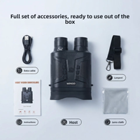 Nuevos Binoculares de Observación de Aves 4K para Exteriores, Infrarrojos a Todo Color, HD, de Doble Tubo, Mini80, Visión Nocturna, 36MP, Zoom Digital 16x