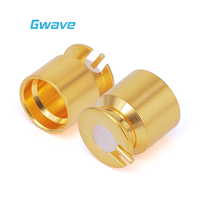 Connecteur RF mâle en laiton plaqué or Gwave GPO-JHD103-S 50 Ohm conforme RoHS pour PCB SMT DC-26.5GHz