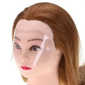 Transparante Plastic 50 Stuks Wegwerp Gezicht Shield Voor Haar Salon Haarlak Maskers Snijden Verven Gezicht Beschermen Voor Kapper