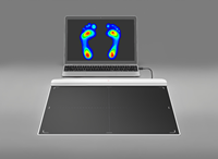 Analyseur de pression plantaire portable à technologie piézorésistive pour l'analyse de la distribution de la pression plantaire en cycle de marche et les tests de marche statique et dynamique
