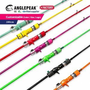 Canne à pêche en fibre de carbone pour jigging lent, 180 cm, 1,5 pièce, avec anneaux de guidage en céramique, pour la pêche en eau salée, colorée, pour le snapper - Product Image 3