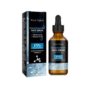 West&Month Wholesale Private Label Nicotinamide Face Serum Even Skin Tone Hydrating Brightening Dullness Anti Aging Facial Serum