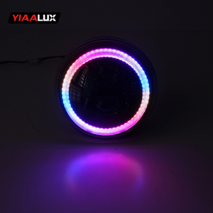 ไฟหน้า LED ไร้สาย ควบคุมผ่านโทรศัพท์ RGB หลายสี ไฟสูง-ต่ำ แบบไดนามิก สำหรับรถมอเตอร์ไซค์ <span class=keywords><strong>Vespa</strong></span> LX 125 - Product Image 5