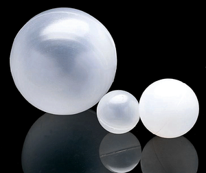 Dernier modèle de boule creuse flottante pour application jouet, moulage par soufflage, plastique blanc personnalisé - Product Image 4