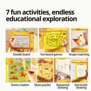 Livre sensoriel Mideer 3+ |   Livre d'activités <span class=keywords><strong>de</strong></span> voyage pour l'apprentissage sans écran, <span class=keywords><strong>jouet</strong></span> pour enfants - Product Image 3