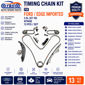Kit de Cadena de Distribución Premium para Ford Edge Import 3.5L V6 N7WGE 2007-2010 Motor Duratec, Juego Completo de Reparación, Piezas de Repuesto Originales - Product Image 1