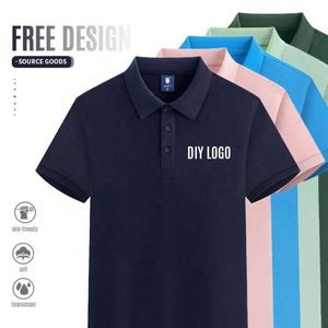 Super Quality Cotton Heavy Gsm Men's Polo Shirts Short <b>Sleeve</b> Unisex Polo T Shirts for Uniform - Product Image 6