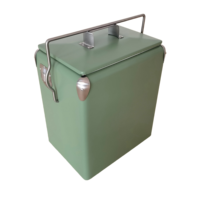 Glacière en métal de nouvelle conception 7L/13L/17L/28L, boîte de refroidissement pour le jardin