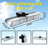 Nouveaux accessoires de voiture, éclairage de calandre de voiture étanche avec télécommande sans fil pour SUV, camionnette, éclairage de jour à LED