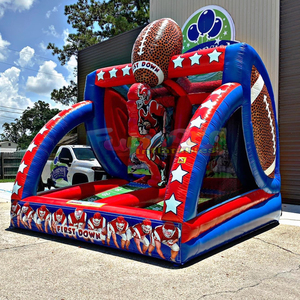 Jeu de lancer de ballon de football gonflable pour fêtes et événements, idéal pour les défis sportifs de carnaval en plein air. - Product Image 2