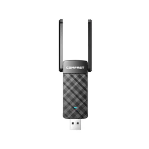 Preço de fábrica 1200mbps sem fio USB WiFi Adaptador mini wifi dongle cartões de rede LAN para desktop