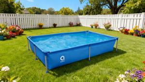 Jilong Avenli 17804 Piscina <span class=keywords><strong>Inflable</strong></span> <span class=keywords><strong>Rectangular</strong></span> con Marco <span class=keywords><strong>Azul</strong></span>, Piscina de PVC Resistente para Niños y Adultos, 2.28mx1.59mx42cm - Product Image 2