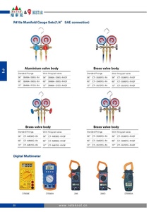 Calibrador <span class=keywords><strong>de</strong></span> colector multifuncional <span class=keywords><strong>R134a</strong></span> R404a R410A, material <span class=keywords><strong>de</strong></span> latón para refrigeración con manguera <span class=keywords><strong>de</strong></span> <span class=keywords><strong>carga</strong></span>, 1 unidad - Product Image 4