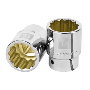 Truper D-3440 1-1/4 'presa 12 punti 3/4' unità finitura cromata prese profonde Cr-Mo materiale per la riparazione supporto OEM personalizzabile - Product Image 2