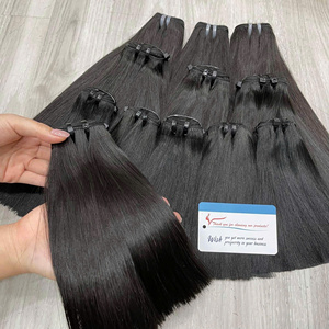 Extensiones de Cabello Virgen Vietnamita 100% Natural de Alta Calidad, Doble Trama, Estilo Liso Extremo, Paquete de Alta Calidad - Product Image 2