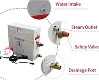 Machine humide moderne de bain de vapeur de générateur de vapeur de sauna de 4.5KW 220V avec le panneau de commande pour la maison