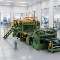 Machine de découpe entièrement automatique pour bobines d'acier inoxydable, machine de découpe pour bobines d'acier, ligne de découpe de 1500 mm