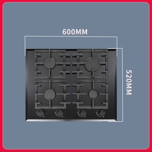 Best Sale 4 Burner Gas Electric <b>Cooker</b> High Quality Stainless Steel Cooktop Black Powder Pan Support Outdoor RV Kitchen - Product Image 2