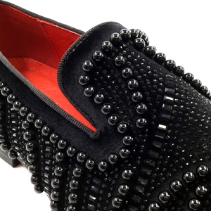 Chaussures Oxford pour hommes en cuir véritable, faites à la main, de haute qualité, avec motif de boule original, logo personnalisé, confortables et faciles à enfiler. - Product Image 5