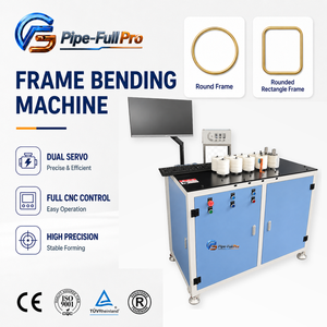 Aluminum Profile <b>Mirror</b> Frame Corner Bender with Cutting for Decorative Picture Frame Production - Product Image 1