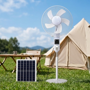 Ventilateur <span class=keywords><strong>solaire</strong></span> intelligent de 18 pouces avec panneau <span class=keywords><strong>solaire</strong></span>, sortie USB pour la charge mobile 5V2A, lampe anti-moustiques haute tension - Product Image 6