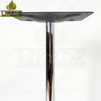 Base de table latérale en aluminium, base de table croisée pour table de réception, de conférence, de réunion ou de négociation