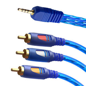 Cavo para audio 1.5M 3.5mm <span class=keywords><strong>Jack</strong></span> spina maschio a 3RCA adattatore <span class=keywords><strong>3.5</strong></span> a ca per altoparlante portatile DVD TV - Product Image 5