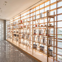 Comptoir de bar de café personnalisé avec vitrine d'exposition et éclairage LED, étanche et écologique, pour la conception de magasins de desserts et de pâtisseries