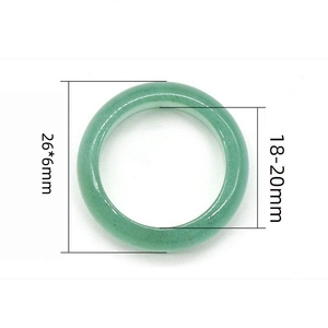 Boxi 품질 천연석 반지 남성과 여성을 위한 우아한 패션 런 반지 기념일 선물로 적합 - Product Image 6