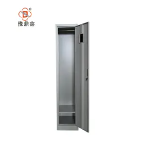 XINIDNG products gray white color metal clothes storage personal use single door locker