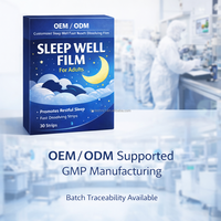 Film buccal à dissolution rapide personnalisé OEM/ODM pour un sommeil réparateur, bandes à dissolution orale, emballage de films pour un sommeil réparateur pour adultes