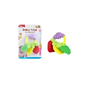 Good Quality Soft Baby Rattle Fruit Teether Baby Toys For 6 Month Olds