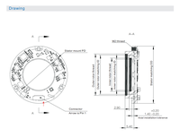 Encodeur Rotatif Magnétique Absolu Série T 20mm Creux Double Précision 0,01 Degré 24 bits Interface BISS-C/RS485 5V pour Moteur de Robot