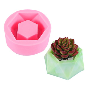 Silicone Bê Tông Gốm Đất Sét Nồi Khuôn Planter Silicone Khuôn Cho Trang Trí Nội Thất Bảng Thủ Công Làm Hoa Nồi Khuôn - Product Image 5