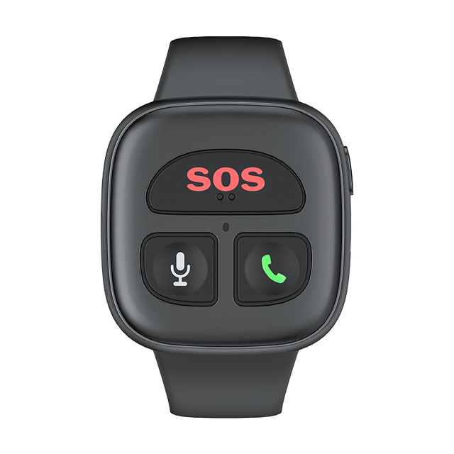 Medical Life Alert Men's Smart Watch Panic Button Fall Detection 2-Way Communication for Elderly Seniors Fitness Call Answering