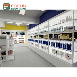Premium Wig Display Cabinet Glass Shelf Lockable Door Multi Drawer Human Hair Store Display Cabinet - Product Image 5